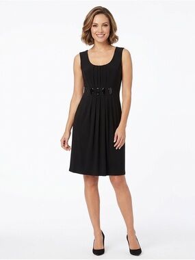 Elegant Black Sleeveless Dress